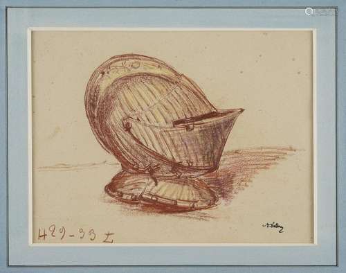 VOLLON Antoine, 1833-1900Haume - Musiciensdeux dessins: un p...