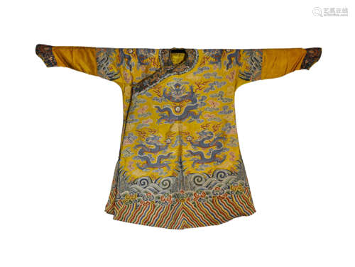 Silk Kesi Panel Imperial Robe