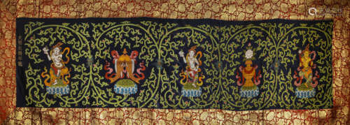 Silk Kesi Panel of Buddha