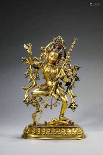 Gilt-Bronze Figure of Vajrayogini