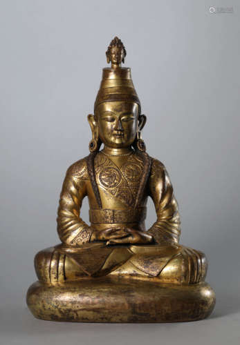 Gilt-Bronze Figure of Buddha