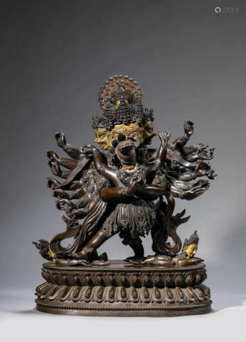 Bronze Figure of Kalacakravajra