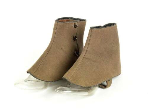 LEATHER SPATS - Early 20th century