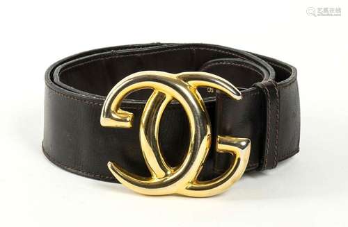 GUCCI - LEATHER BELT - 80s