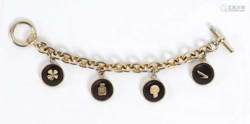 CHANEL - BRACELET WITH CHARMS - MID 90s