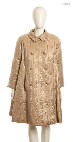 LANCETTI - COTTON AND SILK COAT - Mid 60s