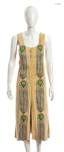 LIVIO DE SIMONE - SUEDE DRESS - late 60s