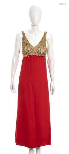 LORIS AZZARO - EVENING DRESS - late 60s early 70s