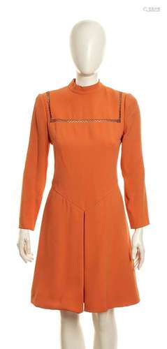 SORELLE FONTANA ALTA MODA PRONTA - CREPE DRESS - 70s