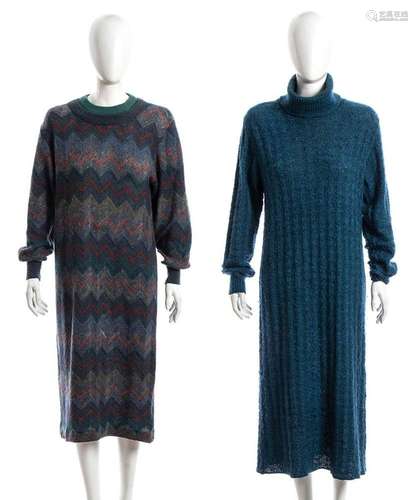 MISSONI - 2 DRESSES - 80s