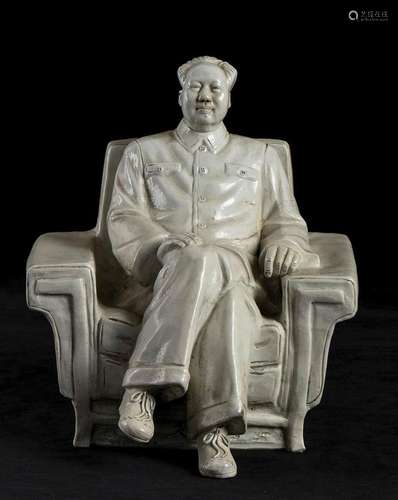 China, unknown - Mao Zedong (Tse Tung) ceramic sculpture