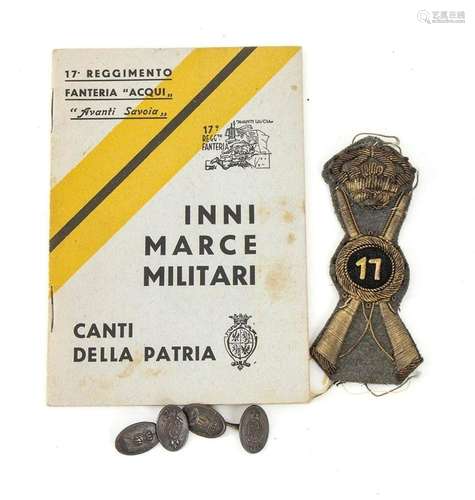 Italy, Kingdom 17th Acqui Infantry Regiment