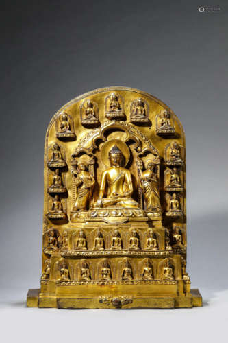 Gilt-Bronze Figure of Bhaisajyaguru