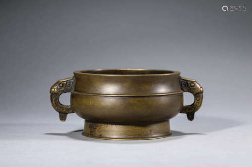 Bronze Double-Eared Censer