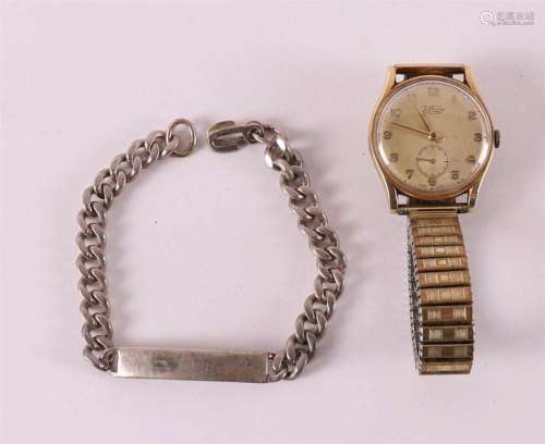 A vintage Viking men's wristwatch in a 14 kt gold case, ...