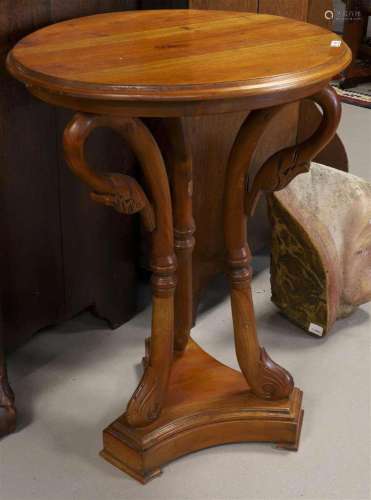 A tropical wooden Empire style side table, after an antique ...