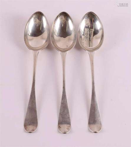 Three 2nd grade 835/1000 silver spoons, Groningen, early 19t...