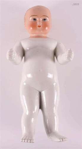 A porcelain bath doll/Badepuppe, so-called Nacktfrosch',...