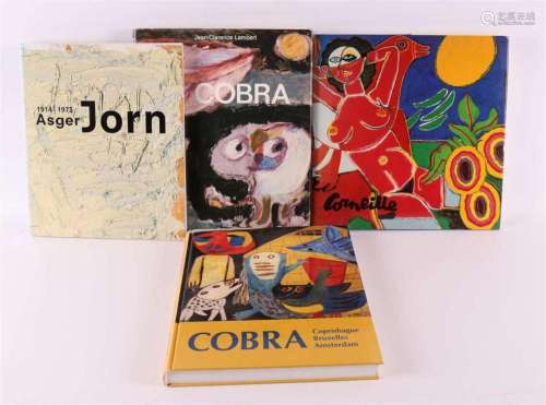 A lot of four art books related to Cobra.