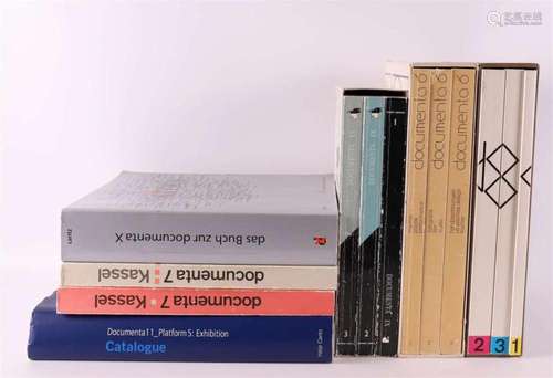 Various art books including Documenta, Germany.