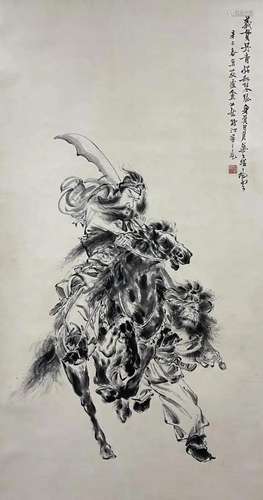 CAI HETING, PAINTING OF GUAN YU