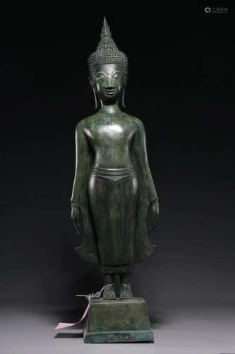 SOUTHEAST ASIAN STYLE BRONZE BUDDHA VAIROCANA