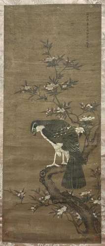 JIANG TINGXI, PERCHED HAWK