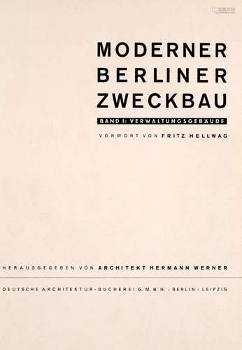 Werner (Hg.), Hermann Moderner Berliner Zweckbau. …