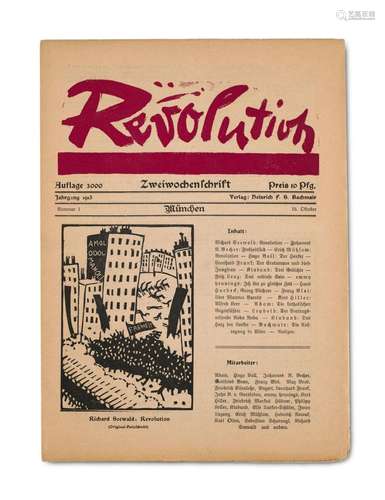 Revolution. Zweiwochenschrift. Hg. Hans Leybold. N…