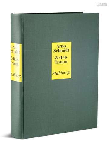 Schmidt, Arno Zettels Traum. Faksimile-Ausgabe des…