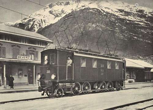 Rhätische Bahn. Der elektrische Betrieb auf den Li…