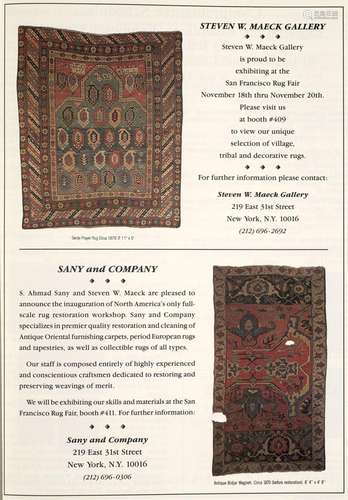 Oriental Rug Review. Seven Volumes in Five in Foli…