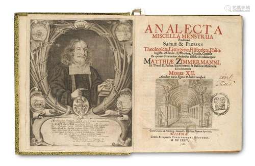 Zimmermann, Matthias Analecta Miscella Menstrua Er…