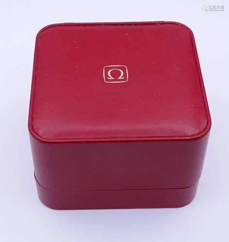 ROTE OMEGA UHRENBOX, 7 X 10,5 X 10,5CM