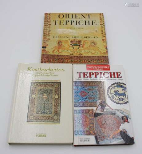 3X DIV. LITERATUR ÜBER ORIENT-TEPPICHE