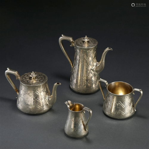 A Sterling Silver Tea-wares