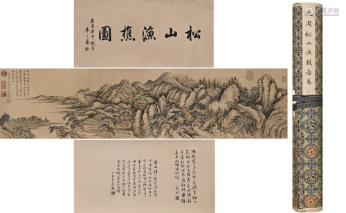 A Chinese Painting of Landscape Signed Shen Zhou
