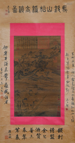 A Chinese Scroll Painting Signed Ma Yuan