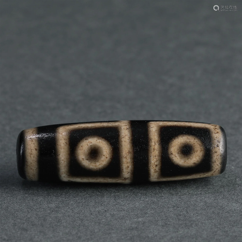 A Tibetan Dzi Bead