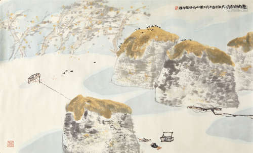 程振国（1946-） 山水