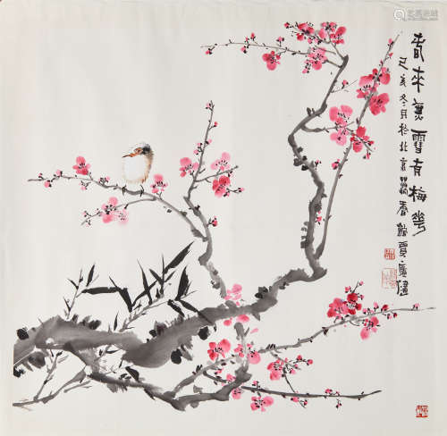 贾广健（1964-） 春来无雪有梅花