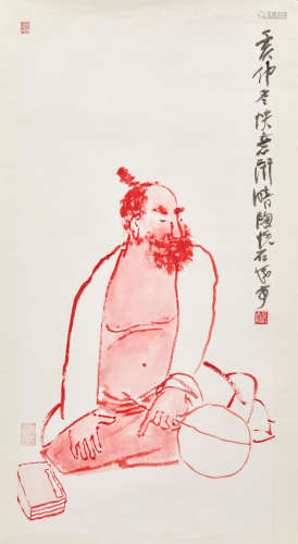 吴悦石（1945-） 红人高士