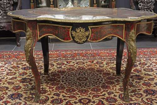 FRANKRIJK - ca 1850/70 Napoleon III - tafel met lade in &quo...