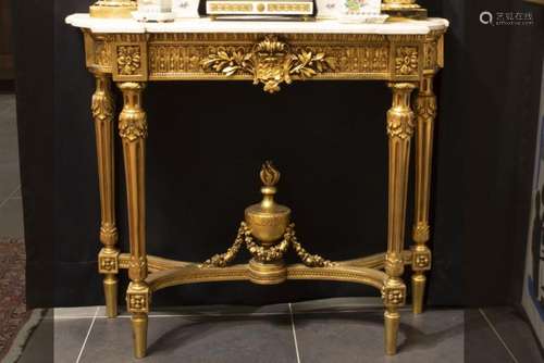 'Antieke' console in neoclassicistische Napoleon III...