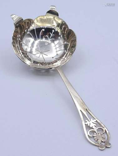 TEESIEB, STERLING SILBER 0.925 ENGLAND, L. 15CM, 44G.