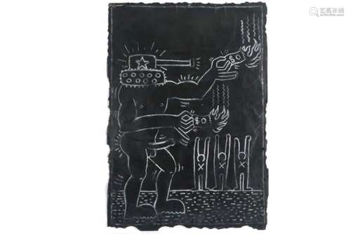 HARING KEITH (1958 - 1990) originele "Subway" - te...