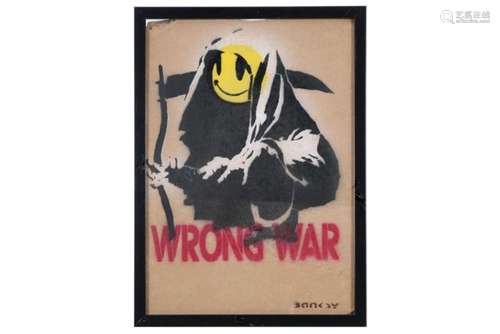 BANKSY (° 1974) BANKSY (° 1973) (° 1974) stencil op karton n...