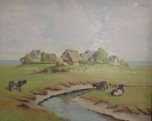 FRITZ SAUPE 1982. HALLIG HOOGE, KOPIE