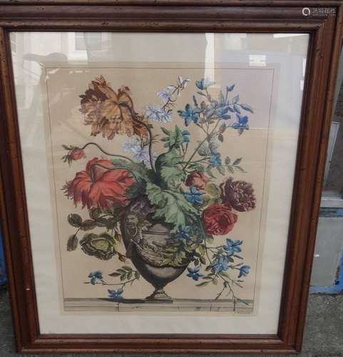 GROSSE BLUMEN-LITHOGRAFIE