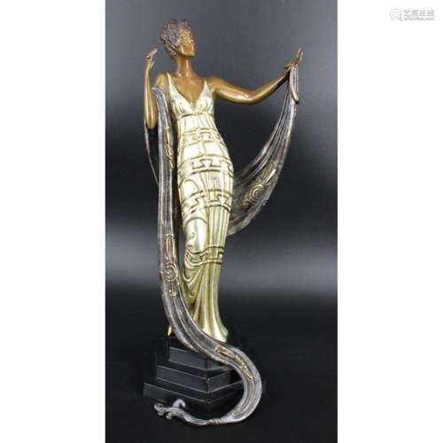 Romain (Erte) De Tirtoff (1892 - 1990) Bronze "Le